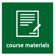 course materials button